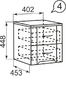 Виктория 4 Тумба прикроватная